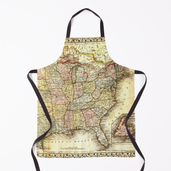 Item preview, USA Map Old Map designed and sold by sd749.