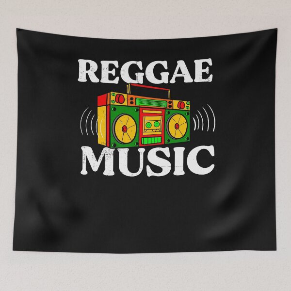 Item preview, Reggae Music Boombox Jamaican Roots Music designed and sold by Músico Ilustre.