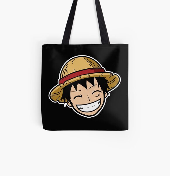 Chapeau de paille Luffy Tote bag doublé