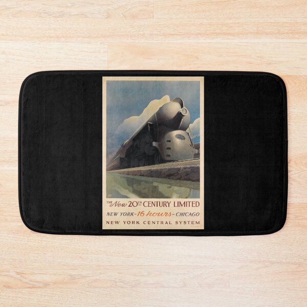 Item preview, New 20th century limited retro poster designed and sold by CorasPosters.