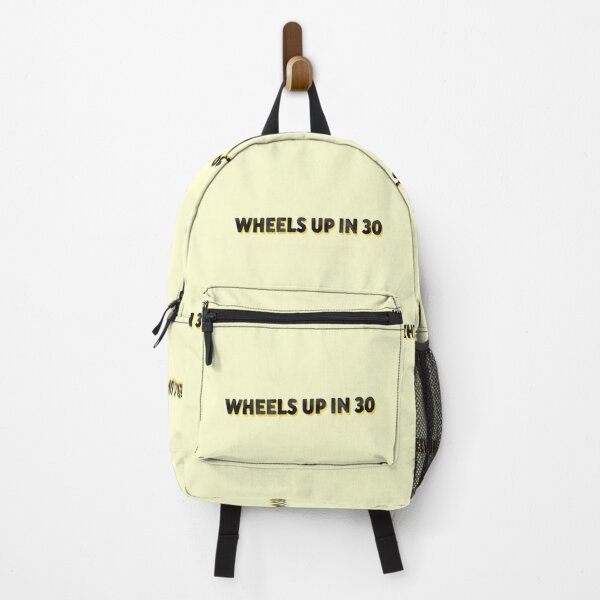 Item preview, Wheels Up In 30 TV Airplane Quote Meme designed and sold by sharedipmemes.