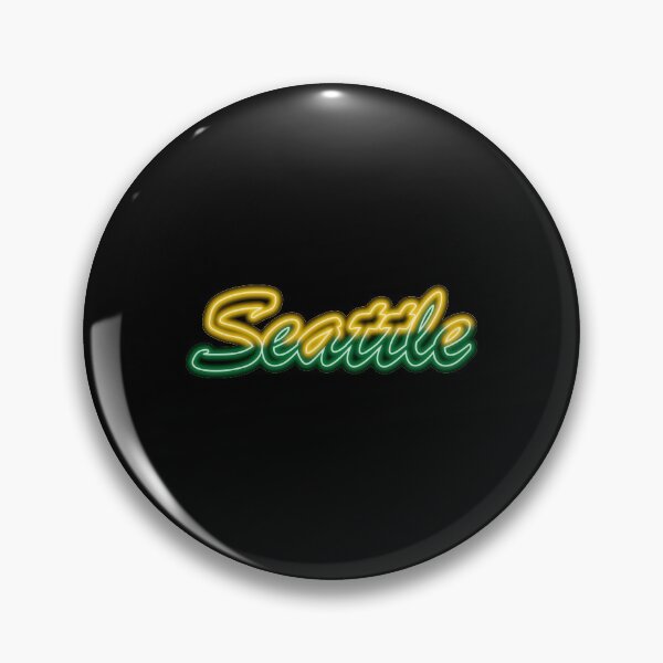 Item preview, Fan of Seattle Neon Yellow and Green (Retro) designed and sold by gkillerb.