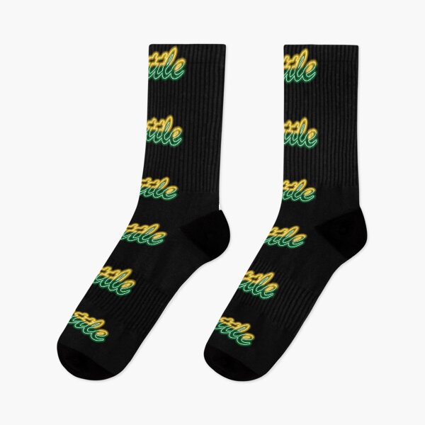 Item preview, Fan of Seattle Neon Yellow and Green (Retro) designed and sold by gkillerb.