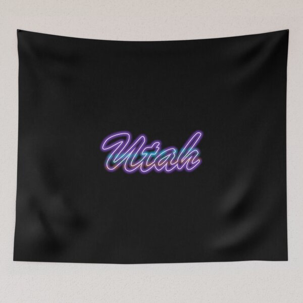 Item preview, Fan of Utah Neon Purple w Stripes (Retro) designed and sold by gkillerb.