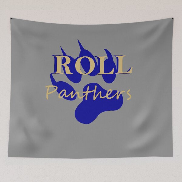 Item preview, Blue and Gold  Roll Panthers Design designed and sold by MaryaMeerkat.