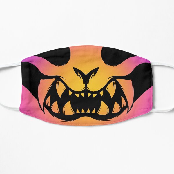 Neon Sunset Oni Flat Mask
