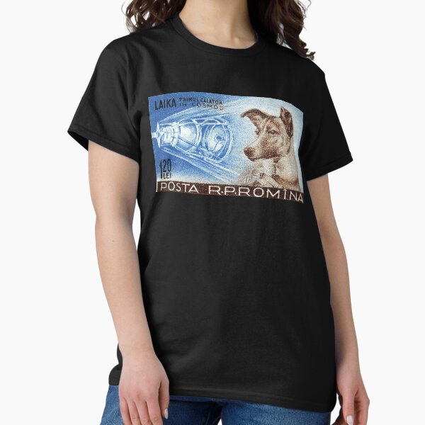 Artikel-Vorschau von Laika Weltraumhund Sowjetrussland UdSSR Vintage, designt und verkauft von masliankaStepan.
