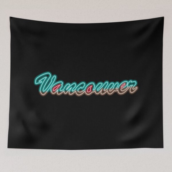Item preview, Fan of Vancouver Neon Turquoise and Bronze w Red Accents (Retro) designed and sold by gkillerb.