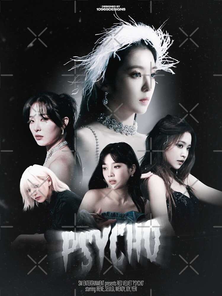 Red velvet レドベル psycho ポストカード Red Velvet 'Psycho' POSTER