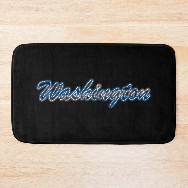 Item preview, Fan of Washington Neon Blue w Silver and Gold (Retro) designed and sold by gkillerb.
