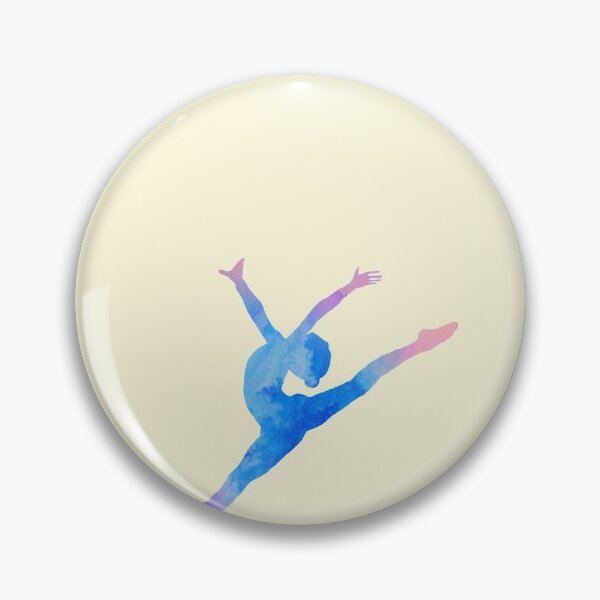 Item preview, Ballet Jump Dancer Jete Watercolor Silhouette designed and sold by sharedipmemes.