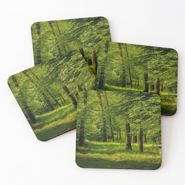 Item preview, Green forest landscape and walking path designed and sold by Stéphane  Thirion.