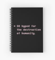 Undertale 11 Spiral Notebook