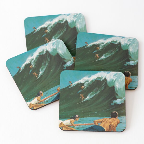 Item preview, Hawaii retro poster designed and sold by CorasPosters.