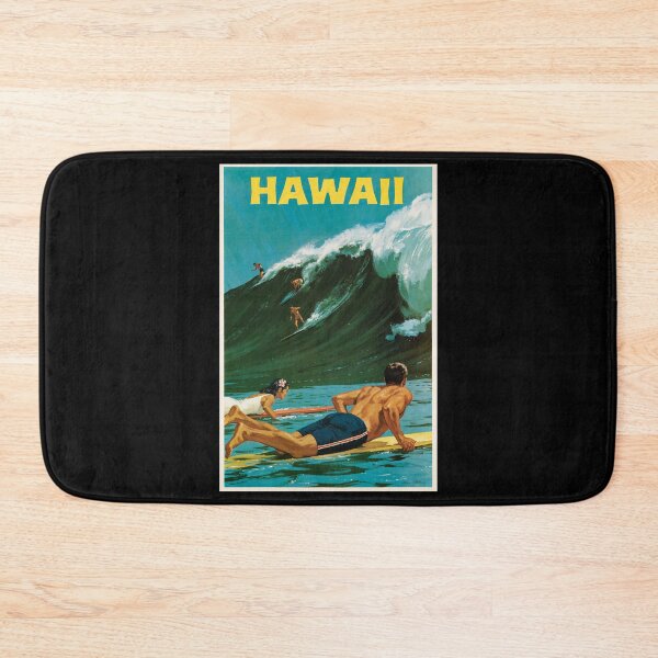 Item preview, Hawaii retro poster designed and sold by CorasPosters.