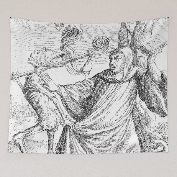 Item preview, The  Abbot, the Dance of Death - Hans Holbein  designed and sold by themasters.