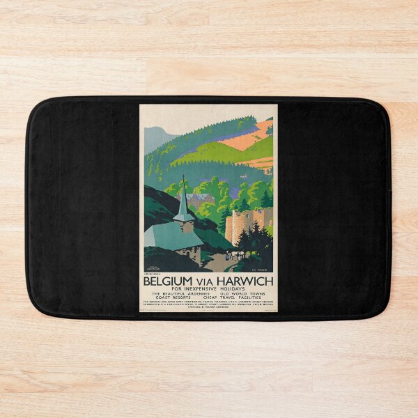 Item preview, Belgium retro poster designed and sold by CorasPosters.