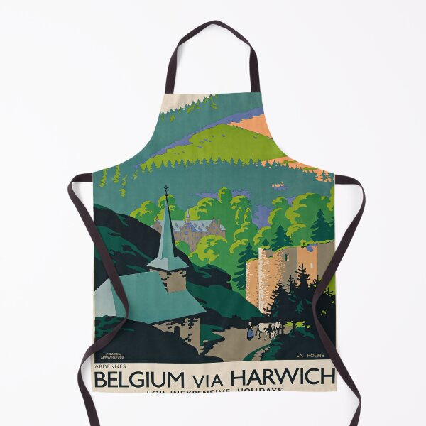 Item preview, Belgium retro poster designed and sold by CorasPosters.