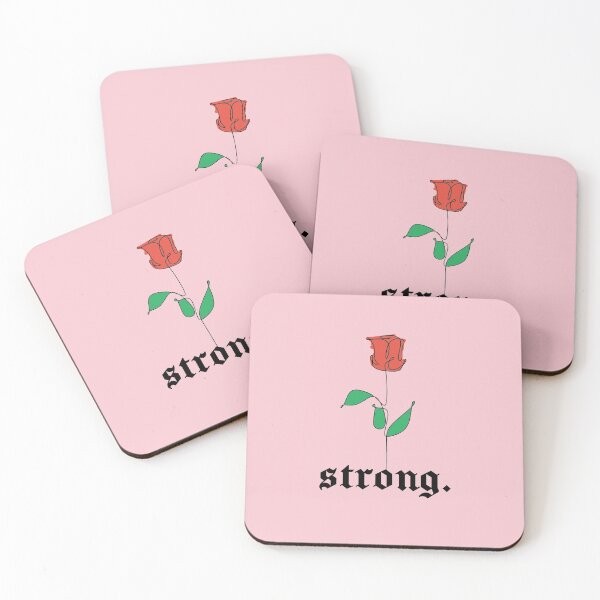 Item preview, Red Rose Strong Breast Cancer Awareness Month T-shirt, Musk, Mugs designed and sold by Eddyed.