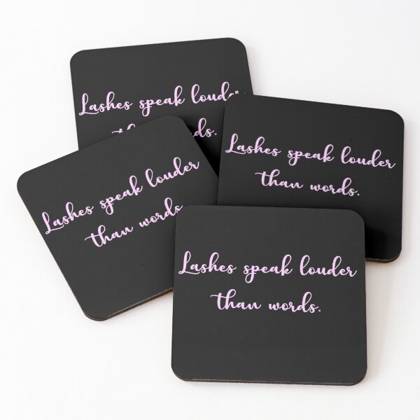 Item preview, Lashes Speak Louder Than Words designed and sold by BellaTho.