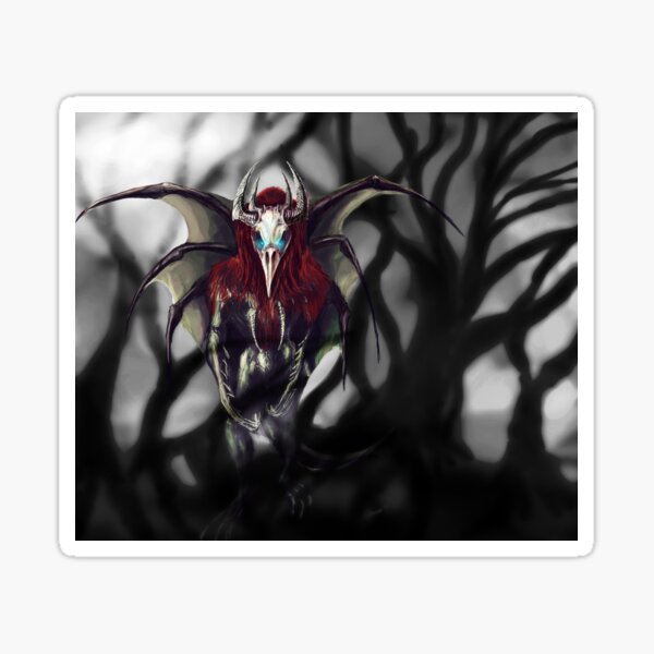 Cursed Land - With Background Sticker