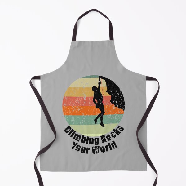 Item preview, Climbing Rocks Your World - Retro Color Climbing Gift - Distressed Look designed and sold by Richard529.