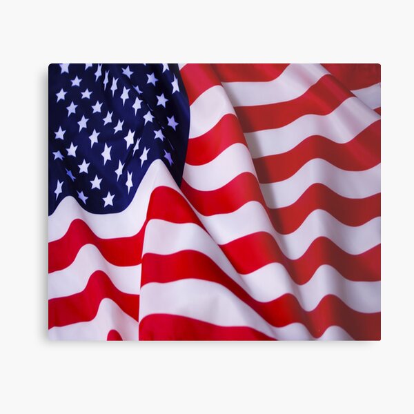 American flag Metal Print