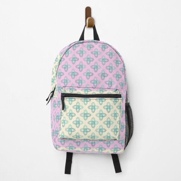Item preview, Crema de rayas y estampado floral rosa designed and sold by Pattern-ify.