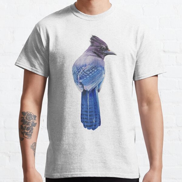 Steller's Jay - bird painting (no background) Classic T-Shirt