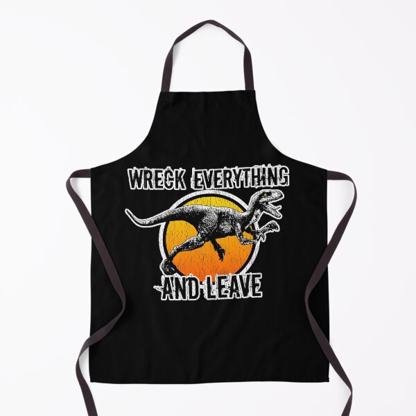 Item preview, Dinosaur Velociraptor Dominion Art Wreck Everything And Leave designed and sold by DebiPhillips.
