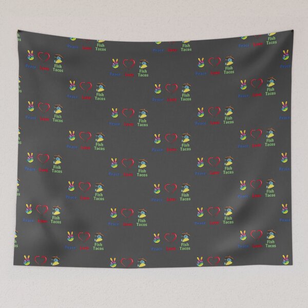 Item preview, Peace Love & Fish Tacos - Funny Gift - Multi Color Design designed and sold by Richard529.