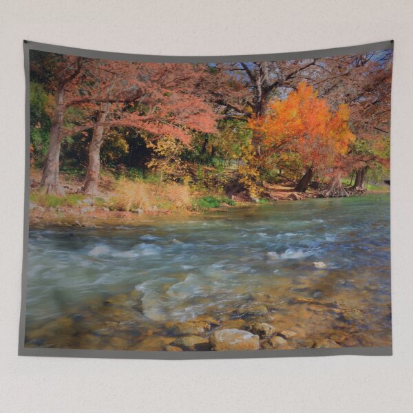 Item preview, Fall Foliage in the Guadalupe River designed and sold by Savannah Gibbs.