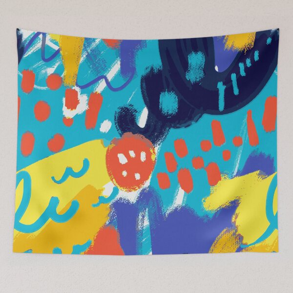 Item preview, Tropical Abstract Delight designed and sold by lushkingdom.