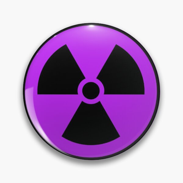 Item preview, Purple Radiation Sign designed and sold by LeenDesign.