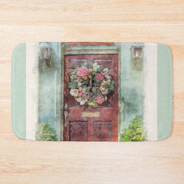 Item preview, Door with Floral Wreath designed and sold by Ollivrosa.