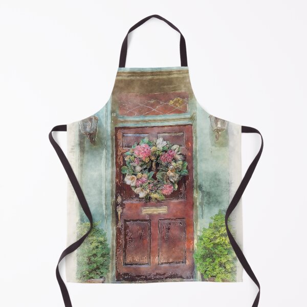 Item preview, Door with Floral Wreath designed and sold by Ollivrosa.