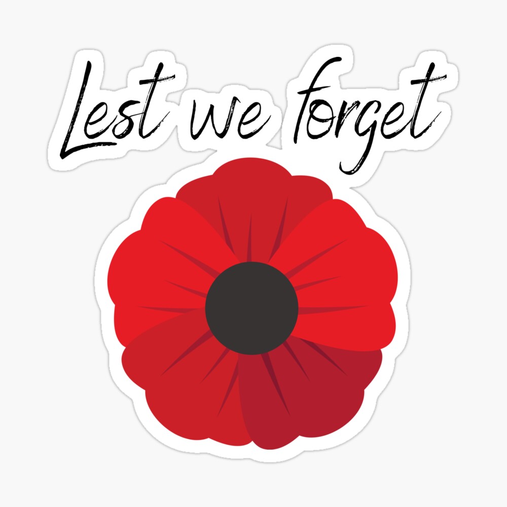 Lest we forget poppy Magnet for Sale by Huntermadison