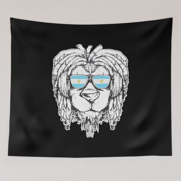 Item preview, Rasta Reggae Lion Argentina Gift Rastafari designed and sold by Pummli.