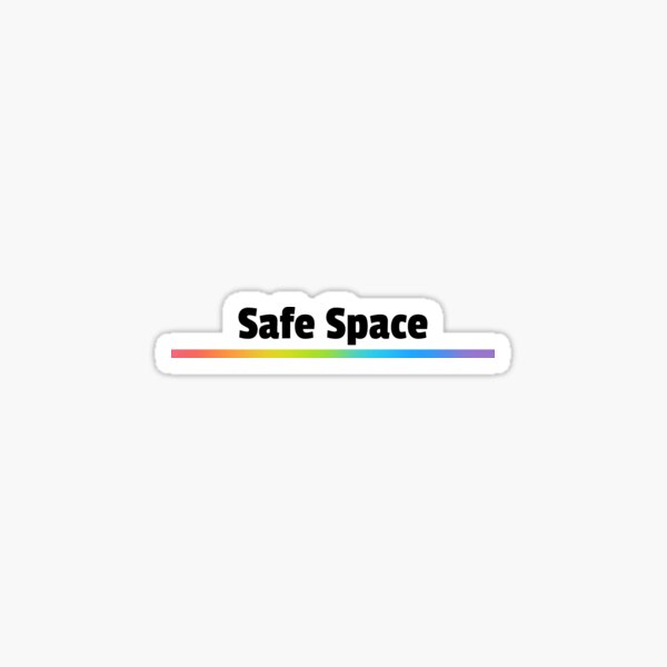 Safe Space Rainbow Sticker