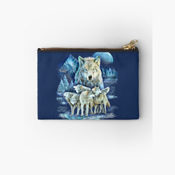 Item preview, Alaska Wild Wolf Moon Snow Scene designed and sold by aronia.