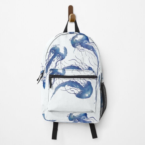Item preview, Shimmering Wild Blue Jellyfish designed and sold by Priscilla Amanda.