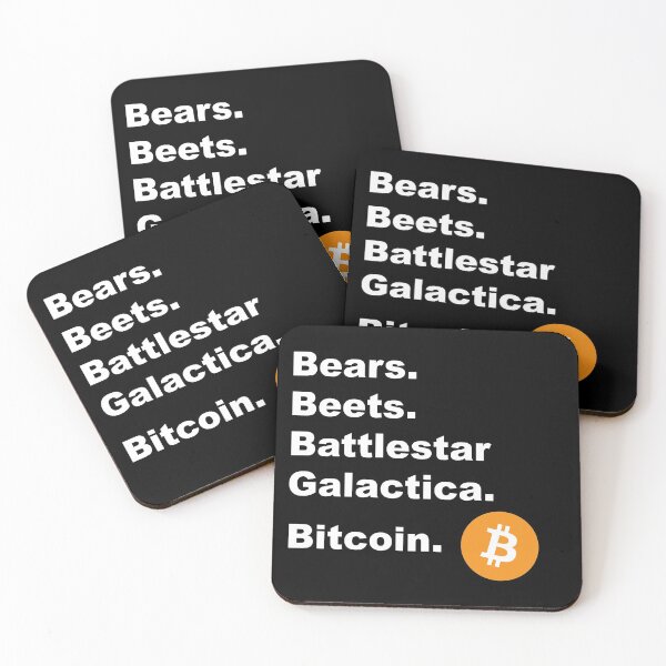Item preview, Bears, Beets, Battlestar Galactica, Bitcoin.  designed and sold by Bitcoin-Fashion.