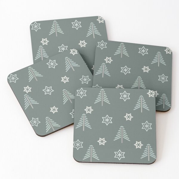 Item preview, Vintage Winter Forest Pattern Dark designed and sold by thepixelgarden.