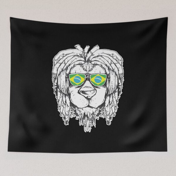 Item preview, Rasta Reggae Lion Brazil Gift Rastafari designed and sold by Pummli.
