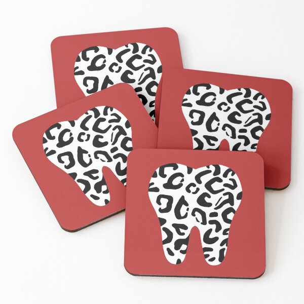 Item preview, Cheetah print tooth designed and sold by DentalHygiene21.