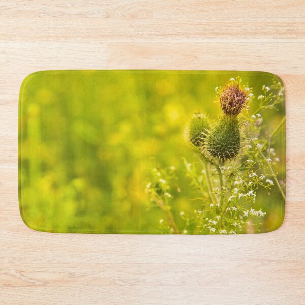 Item preview, Green thistle flower, condolence card designed and sold by Stéphane  Thirion.