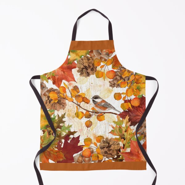 Item preview, Fall Leaves and Chickadee designed and sold by Lynnea Washburn.