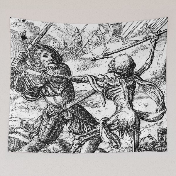 Item preview, The Knight - the Dance of Death - Hans Holbein  designed and sold by themasters.