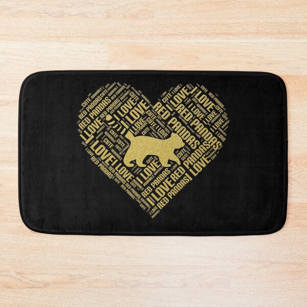 Item preview, Red Panda Wordcloud Heart designed and sold by Cute  Pawz.