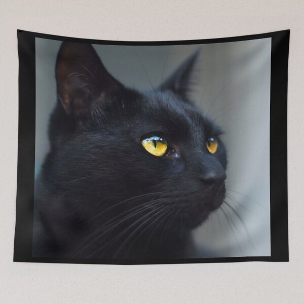 Item preview, Black cat designed and sold by Lisaarts.